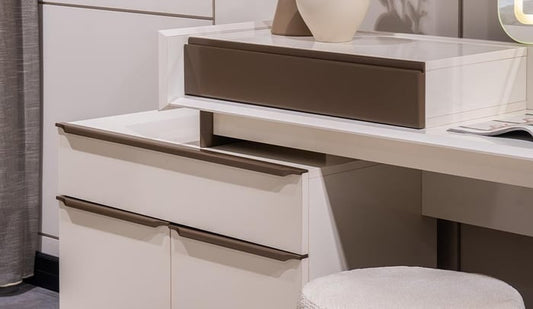 Latte Corner Dressing Table