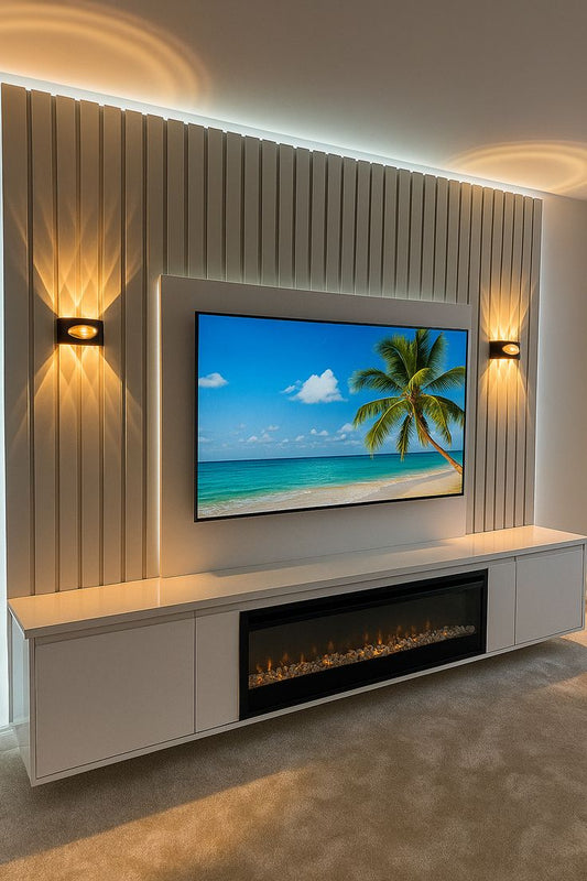 The Luminous Fluted Media Wall