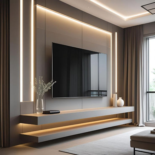 The Linear Luxe Media Wall