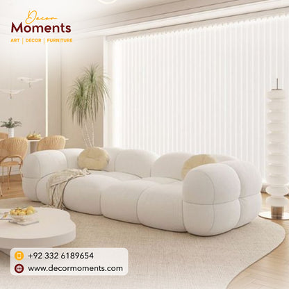 Le canapé Cloud Luxe Curve V4