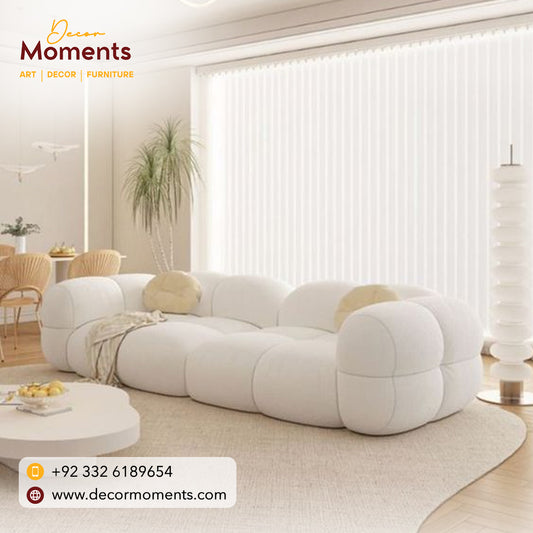 The Cloud Luxe Curve Sofa V4