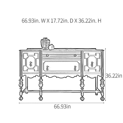 Vintage Luxe Console