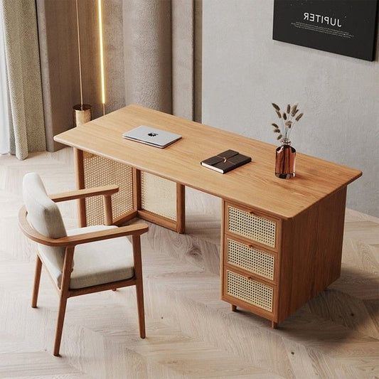 Scandi Cane Office Table