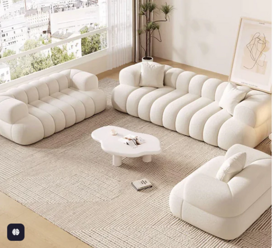 The Cloud Luxe Curve Sofa V3