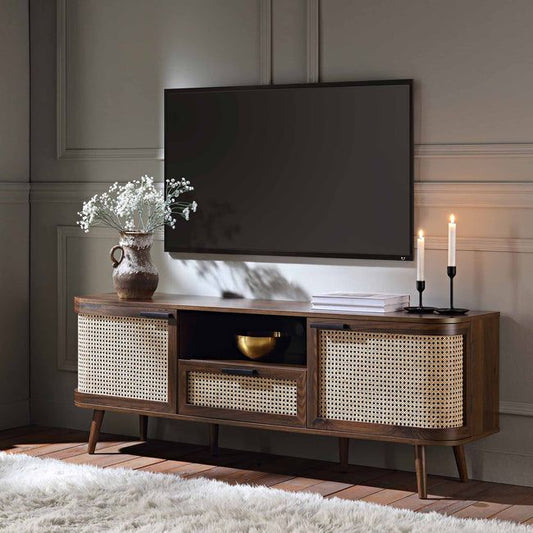 The Bohemian Rattan Media Console