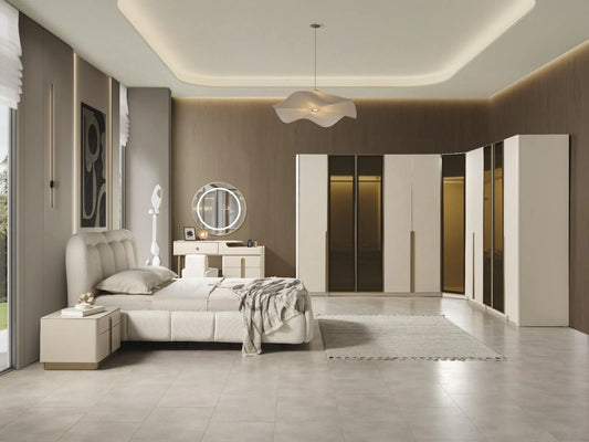 Basement Corner Bedroom