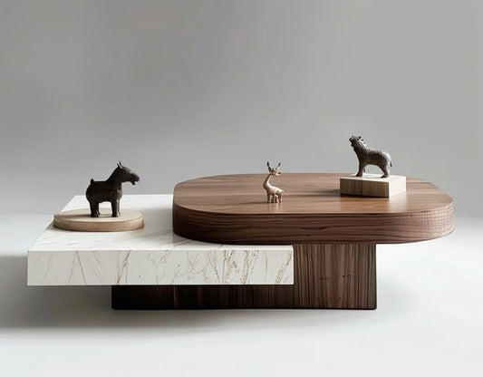 Stone & Wood Harmony Table