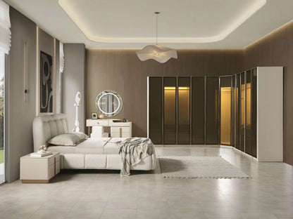 Basement Corner Bedroom